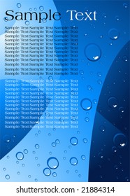 vector abstract layout in blue