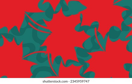 Vektorgrafik mit abstrakten Blättern, Hintergrund-Design 