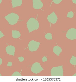 Vector abstract leaves seamless pattern. Suitable for packaging, wallpaper, fashion fabric, home decor and other design projects. 