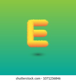 Vector abstract letter E logo template