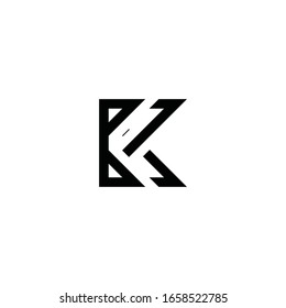 Vector Abstract Letter K Logo Design Stock Vector (Royalty Free ...