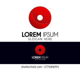 Vector abstract letter O logo design. colorful icon concept. Modern logo for brand identity. Creative symbol element or template