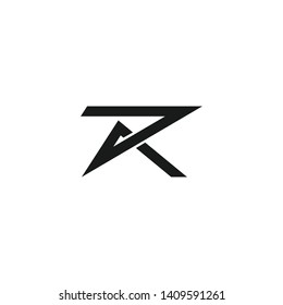 Vector abstract letter R logo. Design concept letter R template. Modern R mark