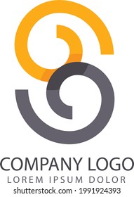 
vector abstract letter S logo