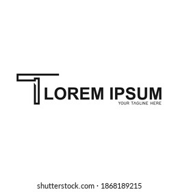 Vector Abstract Letter T Logo Design for Technology. Modernes Design des Briefes T Logo