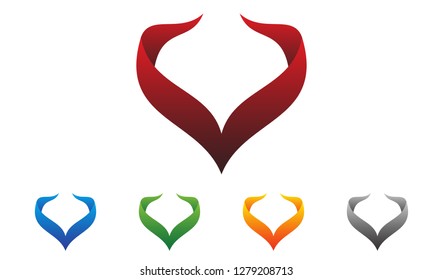 Vector abstract letter V logo design. material design, flat, line art styles, corporate business identity 