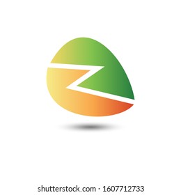 Vector abstract letter Z logo