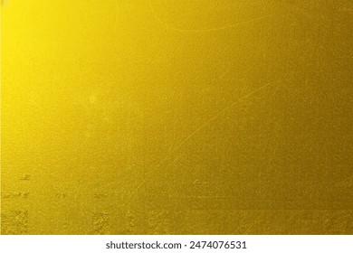 Vector abstract light gold effect, grunge texture and gradient color for luxury wallpaper, template banner, background. Illustration modern graphic design, bright yellow shiny metal with blank space