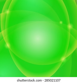 Vector Abstract Light Green Pattern. Green Blurred Wave Background.