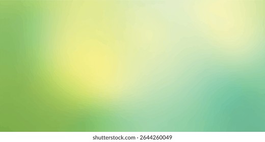 Vector abstract light nature green yellow white gradation blue and light gold color gradient background