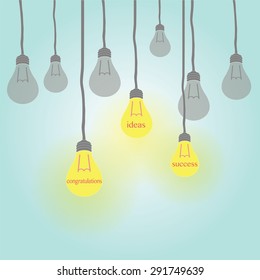 Vector abstract light show that success and congratulate and can be used as the business and investment.