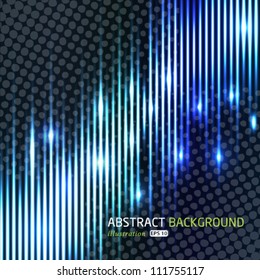 Vector abstract lights background.