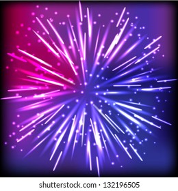 vector abstract lights background