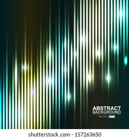Vector abstract lights background.