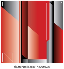 vector abstract line and angular metal background pattern