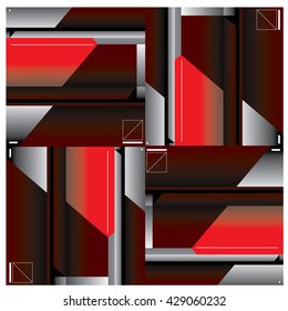 vector abstract line and angular metal background pattern