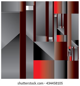 vector abstract line and angular metal background pattern