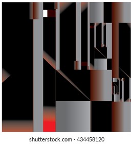 vector abstract line and angular metal background pattern