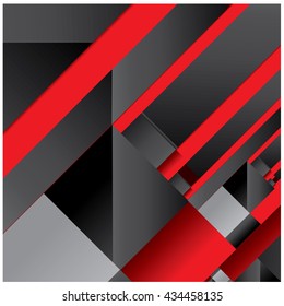 vector abstract line and angular metal background pattern