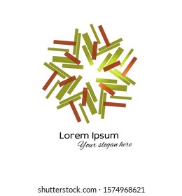 Vector Abstract line art for logos