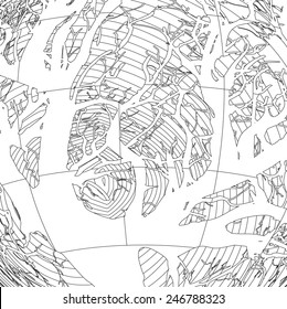 vector abstract line background