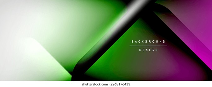 Vector abstract line background with glowing effects and shadows. Vector Illustration For Wallpaper, Banner, Background, Card, Book Illustration, landing page