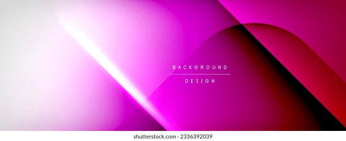 Vector abstract line background with glowing effects and shadows. Vector Illustration For Wallpaper, Banner, Background, Card, Book Illustration, landing page