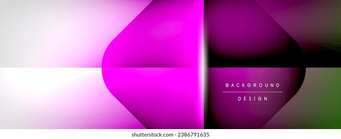 Vector abstract line background with glowing effects and shadows. Vector Illustration For Wallpaper, Banner, Background, Card, Book Illustration, landing page