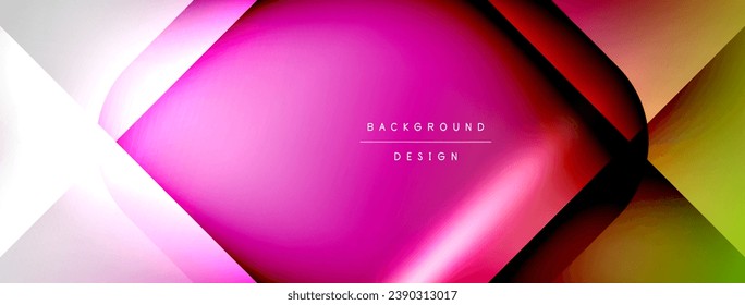 Vector abstract line background with glowing effects and shadows. Vector Illustration For Wallpaper, Banner, Background, Card, Book Illustration, landing page