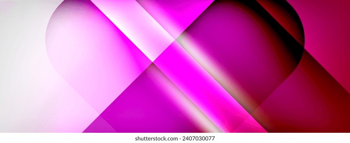 Vector abstract line background with glowing effects and shadows. Vector Illustration For Wallpaper, Banner, Background, Card, Book Illustration, landing page