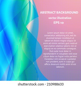 Vector Abstract line color design element . Abstract artistic background with space for text. Brochure cover design templates with abstract geometric banner. Geometric shape abstract backgrounds