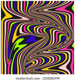 Vector Abstract Line Pattern Color is Color Full for Commercial Use