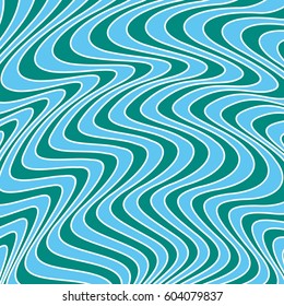 Vector abstract line pattern. Color backgrounds with distortion effect. Optical illusion