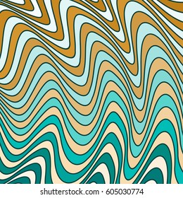 Vector abstract line pattern. Color backgrounds with distortion effect. Optical illusion