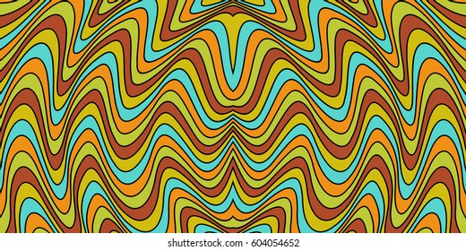 Vector abstract line stripes. Waves horizontal background