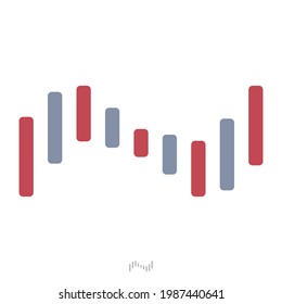 Vector Abstract Line Wave, Icon.