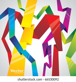 vector abstract lines