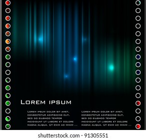 vector abstract lines background and black