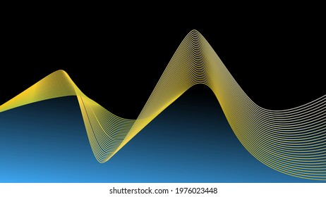 Vector Abstract lines background. Template design.