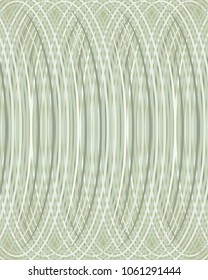 Vector abstract lines pattern. green curve lines background .