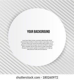 Vector abstract lines template. Object web design