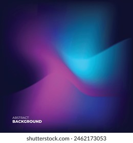 Vector abstract liquid color background for poster design. Blue and pink colors. Eps10