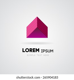 Vector abstract logo for branding. 