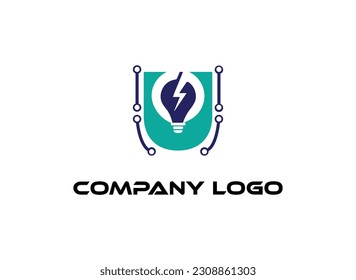 Vector abstract logo and branding electrical logo design templates in trendy linear minimal style. Perfect logo for business related to industry. creative logo design vector template.