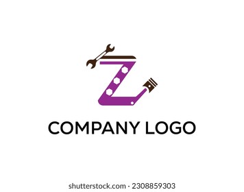 Abstraktes Vektorlogo und Design-Vorlagen für das Markenlogo im modischen minimalistischen Stil. Perfektes Logo für geschäftliche Beziehungen zur Industrie. kreatives Logo-Design, Vektorvorlage.