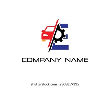 Vector abstract logo and branding machanical logo design templates in trendy linear minimal style. Perfect logo for business related to industry. creative logo design vector template.