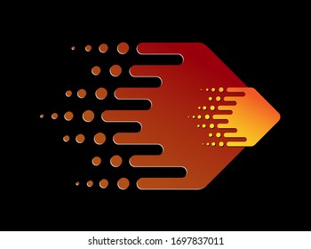 Abstraktes Logo der Vektorillustration für Visitenkarten, Aufkleber, Etiketten. Stockillustration

