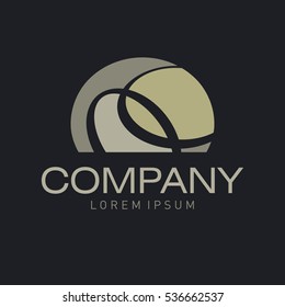 Vector abstract logo. Business Icons. Company identity. Icon isolated on white background. Graphic design editable for your design.