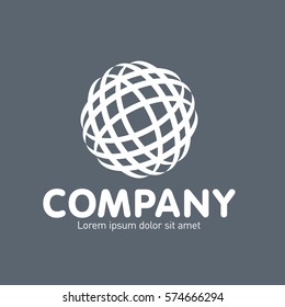 Vector abstract logo. Business Icons. Company identity. Icon isolated on white background. Graphic design editable for your design.