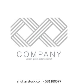 Vector abstract logo. Business Icons. Company identity. Icon isolated on white background. Graphic design editable for your design.